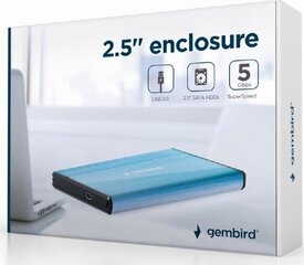 Коробочка для жесткого диска Gembird EE2-U3S-3- B цена и информация | Аксессуары для компонентов | 220.lv