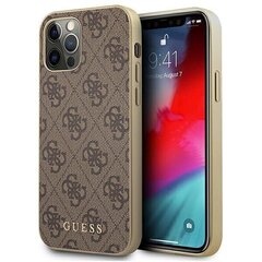 Чехол Guess GUHCP12MG4GB для iPhone 12/12 Pro, коричневый цена и информация | Чехлы для телефонов | 220.lv