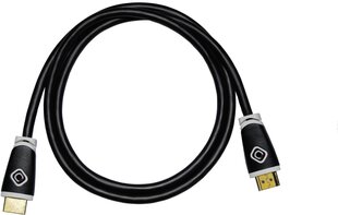 Oehlbach Ethernet 2,5 м черный Easy Connect HDMI цена и информация | Кабели и провода | 220.lv
