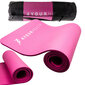 Paklājs jogai fitness 1 cm rozā cena un informācija | Vingrošanas paklāji | 220.lv