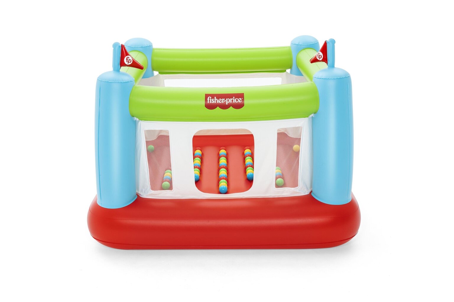 Piepūšams batuts Bestway Fisher-Price Bouncesational, 175x173x135 cm цена и информация | Piepūšamās rotaļlietas un pludmales preces | 220.lv