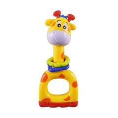 Žirafe grabulis, dzeltens cena un informācija | Rotaļlietas zīdaiņiem | 220.lv