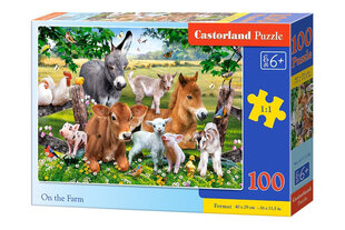 Puzle Lauksaimniecības dzīvnieki *100* cena un informācija | Puzles, 3D puzles | 220.lv