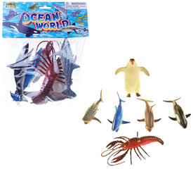 Jūras dzīvnieki, 6 gab. cena un informācija | Attīstošās rotaļlietas | 220.lv