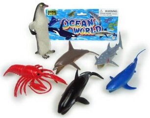 Jūras dzīvnieki, 6 gab. cena un informācija | Attīstošās rotaļlietas | 220.lv