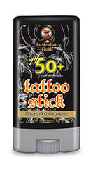 Australian Gold SPF50+ zīmulis tetovējumu un permanentā grima aizsardzībai saulē cena un informācija | Sauļošanās krēmi | 220.lv