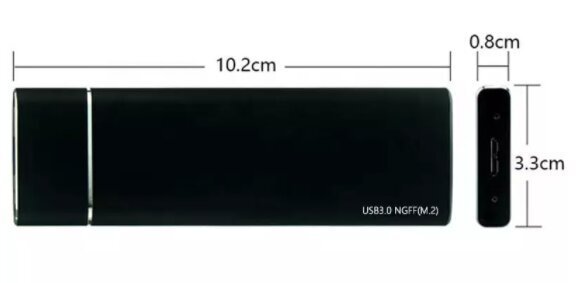 SSD adapteris m.2 USB 3.0 NGFF m2 SATA korpuss цена и информация | Adapteri un USB centrmezgli | 220.lv