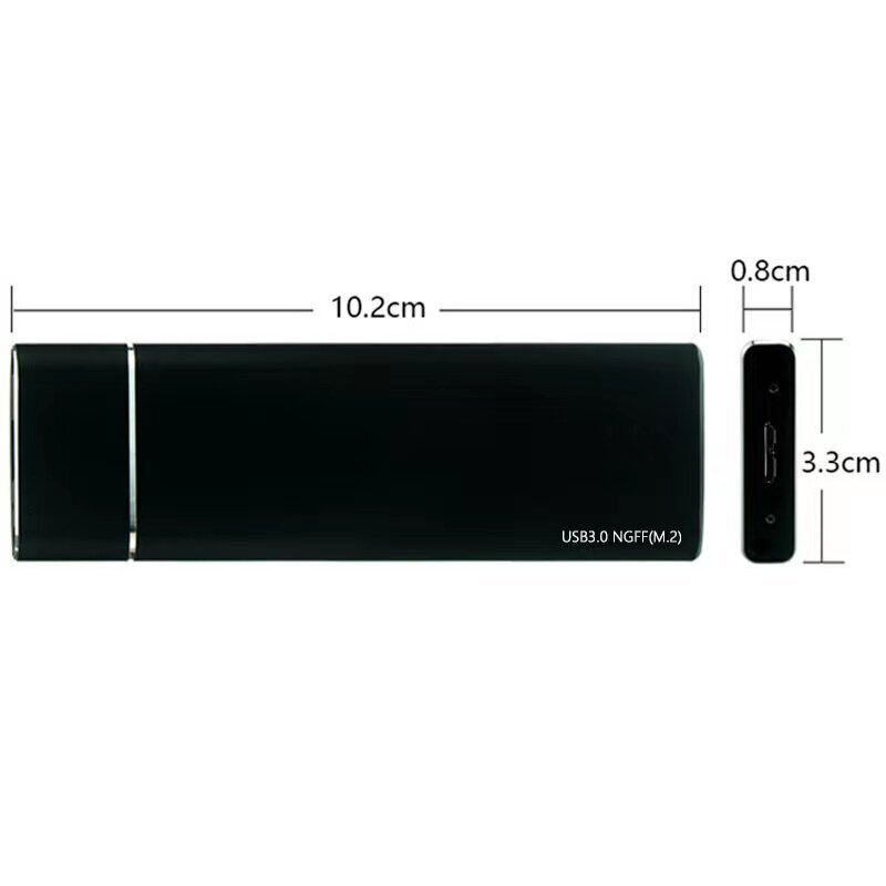 SSD adapteris m.2 USB 3.0 NGFF m2 SATA korpuss цена и информация | Adapteri un USB centrmezgli | 220.lv