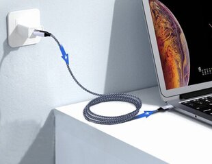 KABEL Thunderbolt 3 USB-C 4K 60HZ 10GB 100W AV 2M цена и информация | Адаптеры и USB разветвители | 220.lv