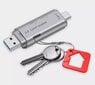 SD MicroSD TF USB 3.0 USB-C OTG 5Gb/s karšu lasītājs cena un informācija | Atmiņas kartes mobilajiem telefoniem | 220.lv