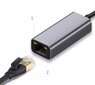 USB 3.0 Fast Ethernet adapteris RJ45 LAN ADAPTERIS Zenwire cena un informācija | Adapteri un USB centrmezgli | 220.lv