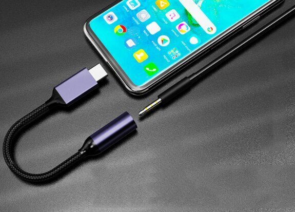 ADAPTERIS USB-C mini ligzda 3,5 mm AUX DAC cena un informācija | Adapteri un USB centrmezgli | 220.lv