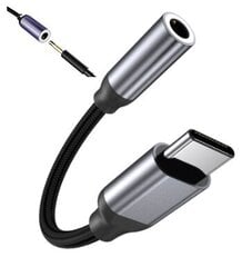 ADAPTERIS USB-C mini ligzda 3,5 mm AUX DAC цена и информация | Адаптеры и USB разветвители | 220.lv