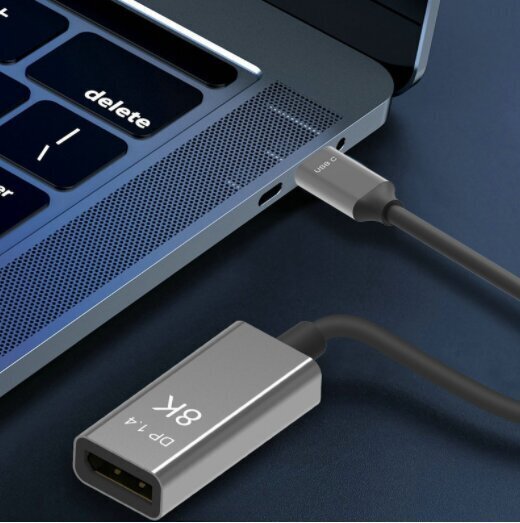 Kabelinis adapteris USB-C DisplayPort 1.4 8K 5K 4K 240Hz Zenwire цена и информация | Adapteri un USB centrmezgli | 220.lv