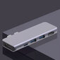 HUB USB-C 5in1 adapteris 2x HDMI USB 3.0 Macbook Pro Air M1 Zenwire цена и информация | Adapteri un USB centrmezgli | 220.lv