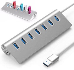 HUB 7in1 SPLITTER PORT SPLITTER 7x USB 3.0 Zenwire цена и информация | Адаптеры и USB разветвители | 220.lv