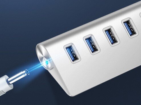 HUB 7in1 SPLITTER PORT SPLITTER 7x USB 3.0 Zenwire cena un informācija | Adapteri un USB centrmezgli | 220.lv