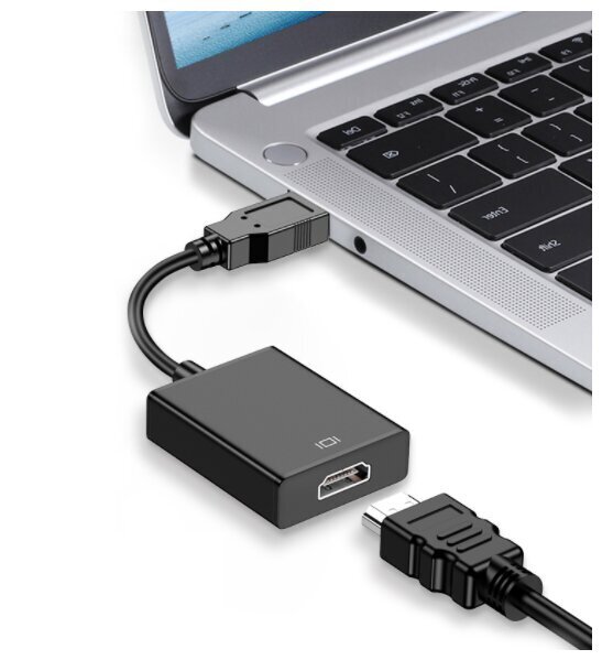 ADAPTERIS USB 3.0 UZ HDMI konventors cena un informācija | Adapteri un USB centrmezgli | 220.lv