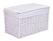 Pīta kaste 56x34x34 cm - 65L - balta cena un informācija | Veļas grozi un mantu uzglabāšanas kastes | 220.lv