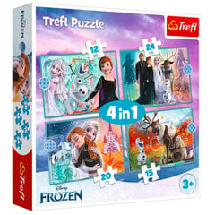 Puzle 226 Frozen 2 / *4in1gab цена и информация | Пазлы | 220.lv