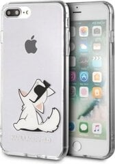 Karl Lagerfeld KLHCI8LCFNRC piemērots iPhone 7/8 Plus, caurspīdīgs cena un informācija | Telefonu vāciņi, maciņi | 220.lv
