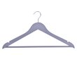 Koka pakaramie RONDO, komplektā 100 gab., pelēkā krāsā cena un informācija | Pakaramie un apģērbu maisi | 220.lv