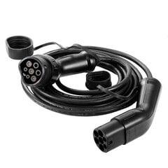 Зарядный кабель для электромобилей Type 2 - Type 2, 32A, 7,2кВт, 1-фазный, 5 м цена и информация | Зарядные станции для электромобилей | 220.lv