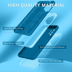 Samsung Galaxy A53 5G aizsargvāciņš (real liquide silicone Easy Clean) zils - Ocean Blue cena un informācija | Telefonu vāciņi, maciņi | 220.lv