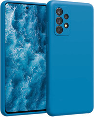 Samsung Galaxy A53 5G aizsargvāciņš (real liquide silicone Easy Clean) zils - Ocean Blue cena un informācija | Telefonu vāciņi, maciņi | 220.lv