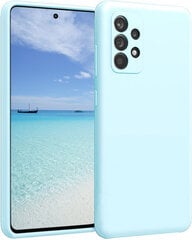 Samsung Galaxy A53 5G aizsargvāciņš (real liquide silicone Easy Clean) zils - Blue Sky cena un informācija | Telefonu vāciņi, maciņi | 220.lv