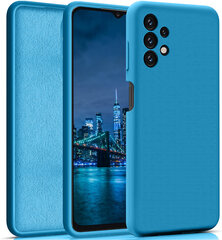Силиконовый чехол для Samsung Galaxy A13/A13 4G SoundBerry (real liquide silicone), blue - City Neon Lights цена и информация | Чехлы для телефонов | 220.lv