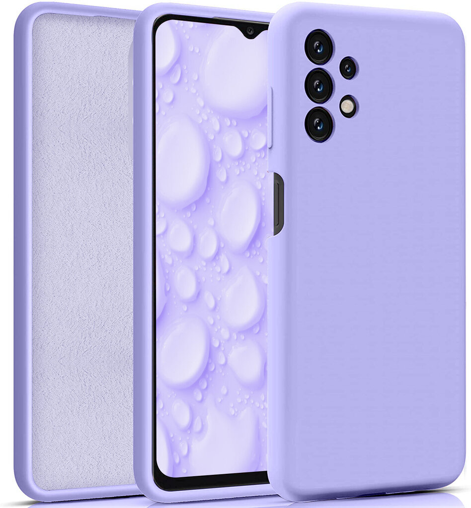 Samsung Galaxy A13/A13 4G aizsargvāciņš (real liquide silicone Easy Clean) violets - Lavanda cena un informācija | Telefonu vāciņi, maciņi | 220.lv