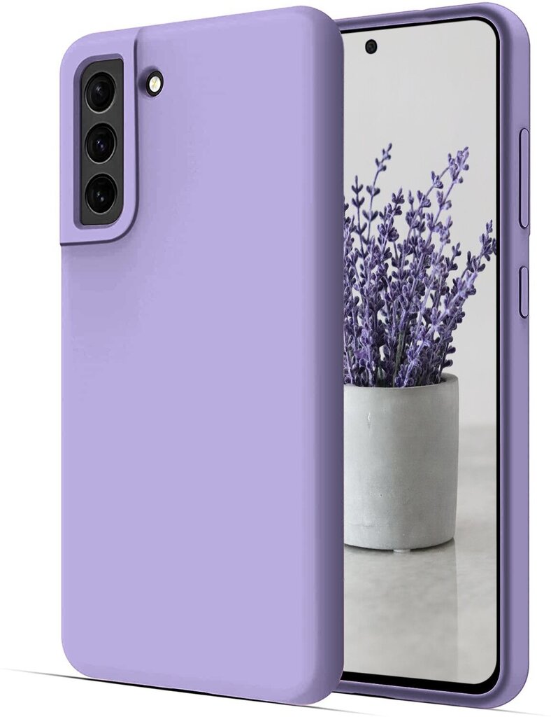 Samsung Galaxy S22 Plus aizsargvāciņš (real liquide silicone Easy Clean) violeta - Lavanda cena un informācija | Telefonu vāciņi, maciņi | 220.lv