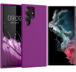 Силиконовый чехол для Samsung Galaxy S22 Ultra SoundBerry (real liquide silicone), purple - Maroon цена и информация | Чехлы для телефонов | 220.lv