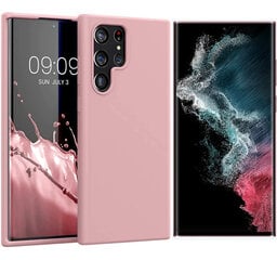 Силиконовый чехол для Samsung Galaxy S22 Ultra SoundBerry (real liquide silicone), pink - Mistyrose цена и информация | Чехлы для телефонов | 220.lv