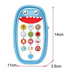 Телефон детский с силиконовым чехлом-игрушкой для жевания цена и информация | Игрушки для малышей | 220.lv