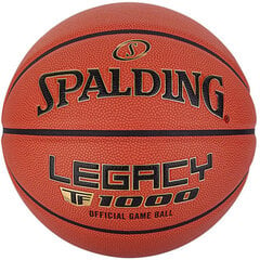 Баскетбольный мяч Spalding TF-1000 Legacy FIBA R.7 цена и информация | Баскетбольные мячи | 220.lv