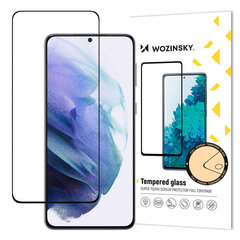 Wozinsky Super Durable Full Glue rūdīts aizsargstikliņš priekš Samsung Galaxy S22 Plus, melns cena un informācija | Ekrāna aizsargstikli | 220.lv