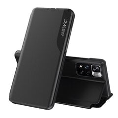Чехол Eco Leather View для Xiaomi Poco X4 NFC 5G, черный цена и информация | Чехлы для телефонов | 220.lv