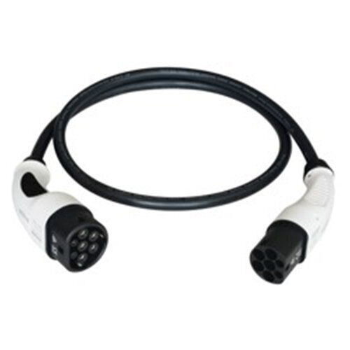 Elektromobiļa uzlādes kabelis Duosida, Type 2 - Type 2, 32A, 7.2kW, 1-fāze, 5m cena un informācija | Elektroauto uzlādes stacijas  | 220.lv