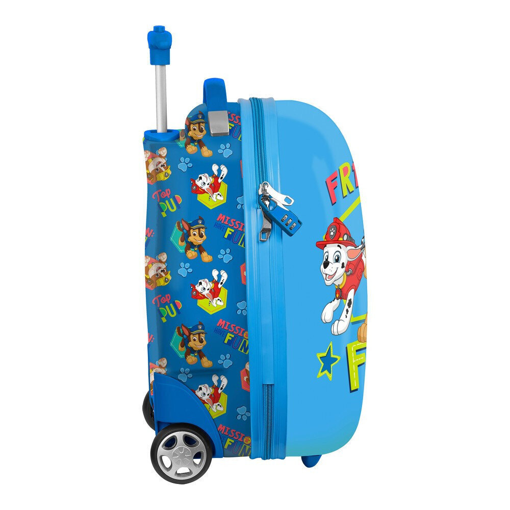 Koferis The Paw Patrol Friendship Zils 16'' (28 x 43 x 23 cm) cena un informācija | Koferi, ceļojumu somas | 220.lv