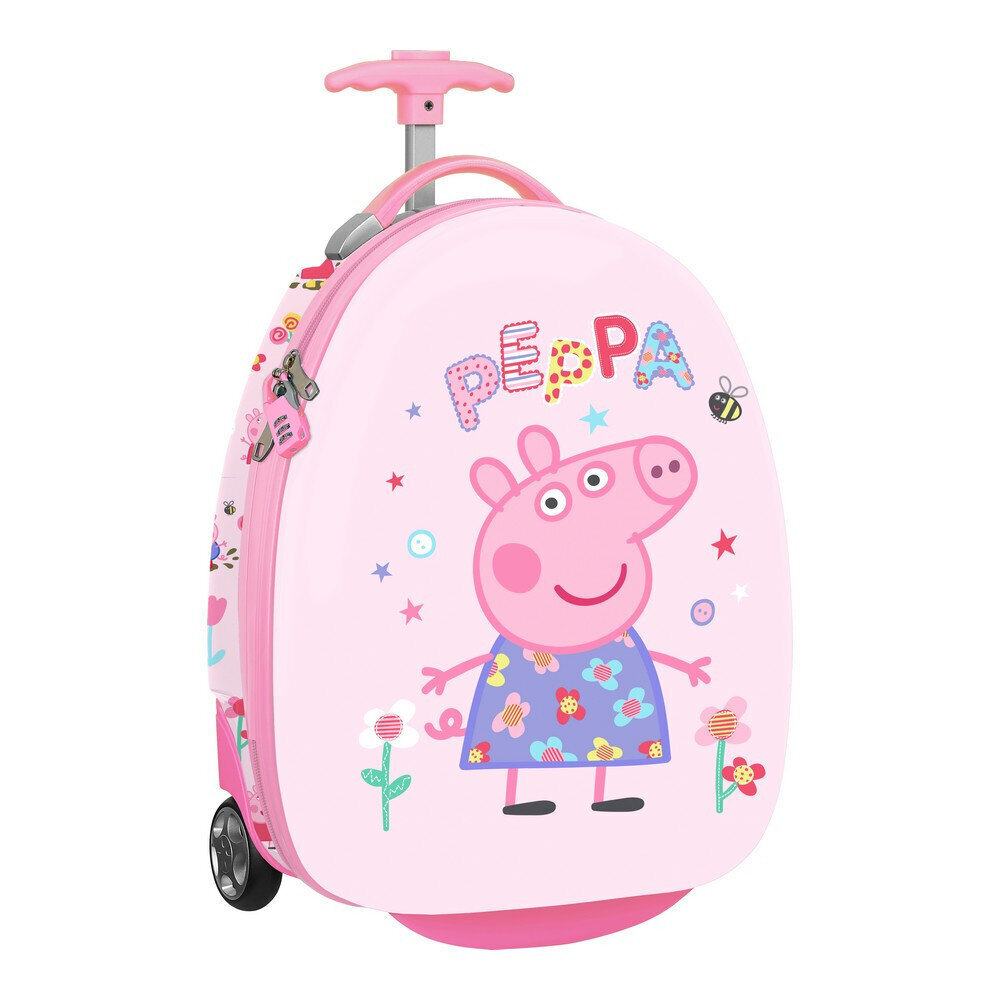 Koferis Peppa Pig Having Fun Rozā 16'' (28 x 43 x 23 cm) цена и информация | Koferi, ceļojumu somas | 220.lv