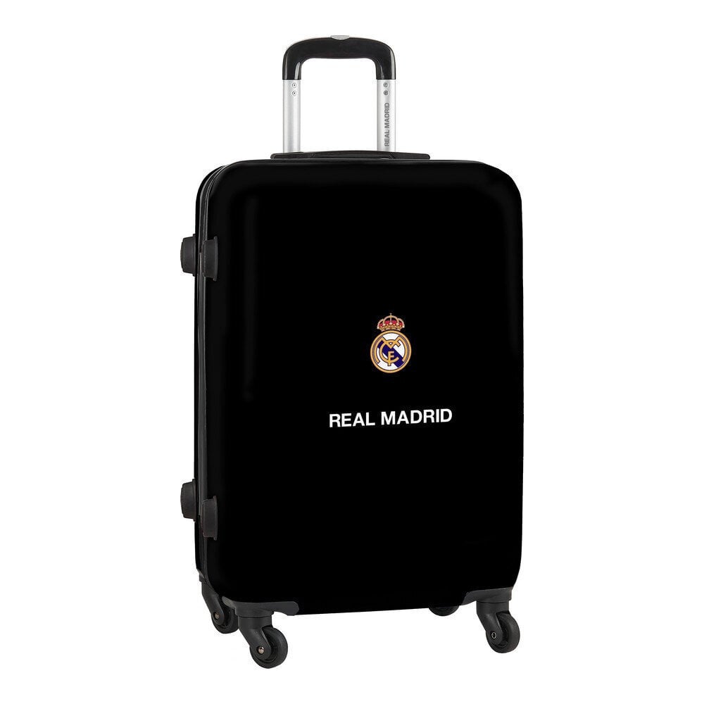 Vidējs koferis Real Madrid C.F. Balts Tirkīzzaļš 24'' (40 x 63 x 26 cm) cena un informācija | Koferi, ceļojumu somas | 220.lv