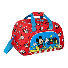 Sporta soma Mickey Mouse Clubhouse Happy SMiles Sarkans Zils (40 x 24 x 23 cm) cena un informācija | Sporta somas un mugursomas | 220.lv