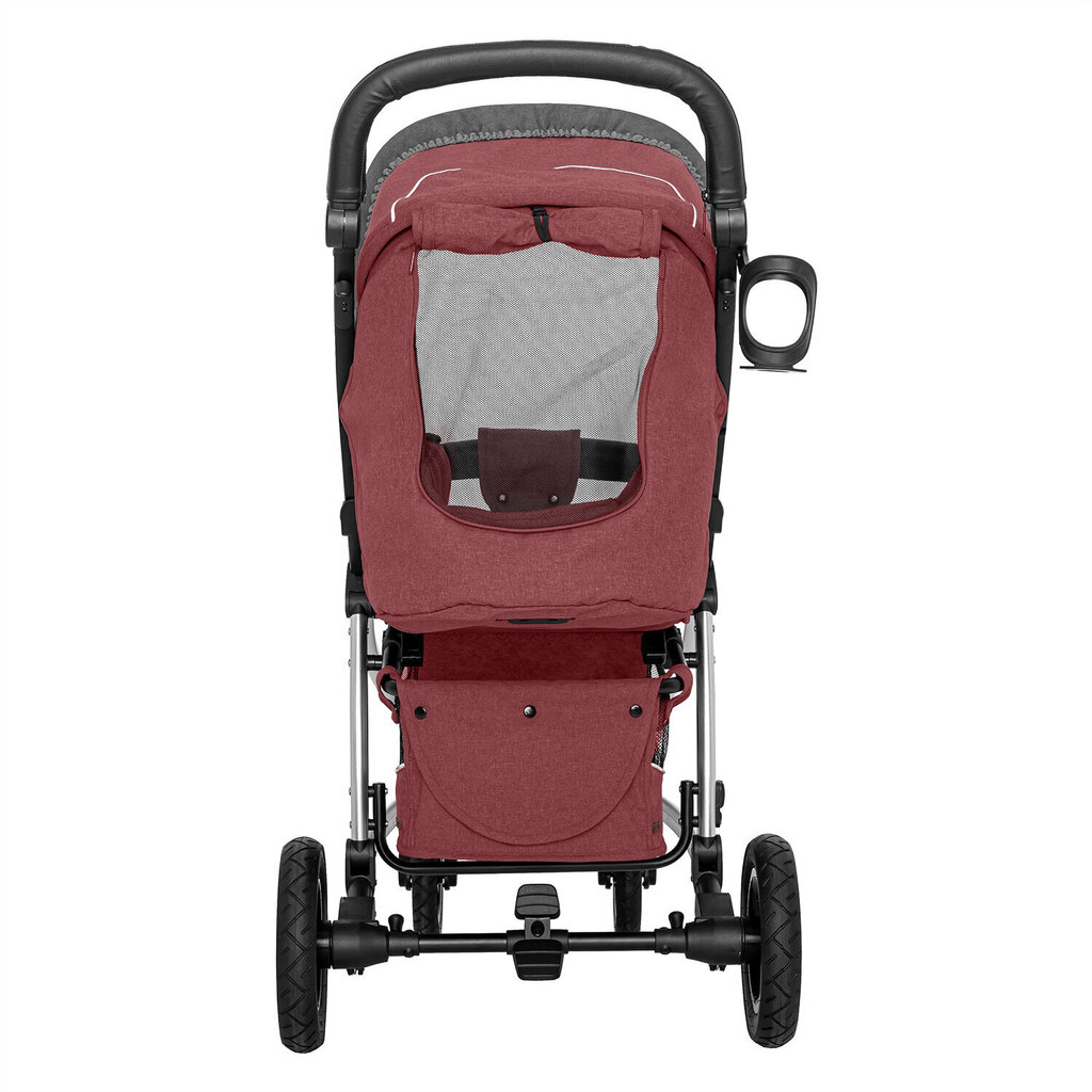 Carrello Vista Air CRL-5511 sporta/pastaigu rati 6м+ ar pumpējamam riepām Ruby Red cena un informācija | Bērnu rati | 220.lv