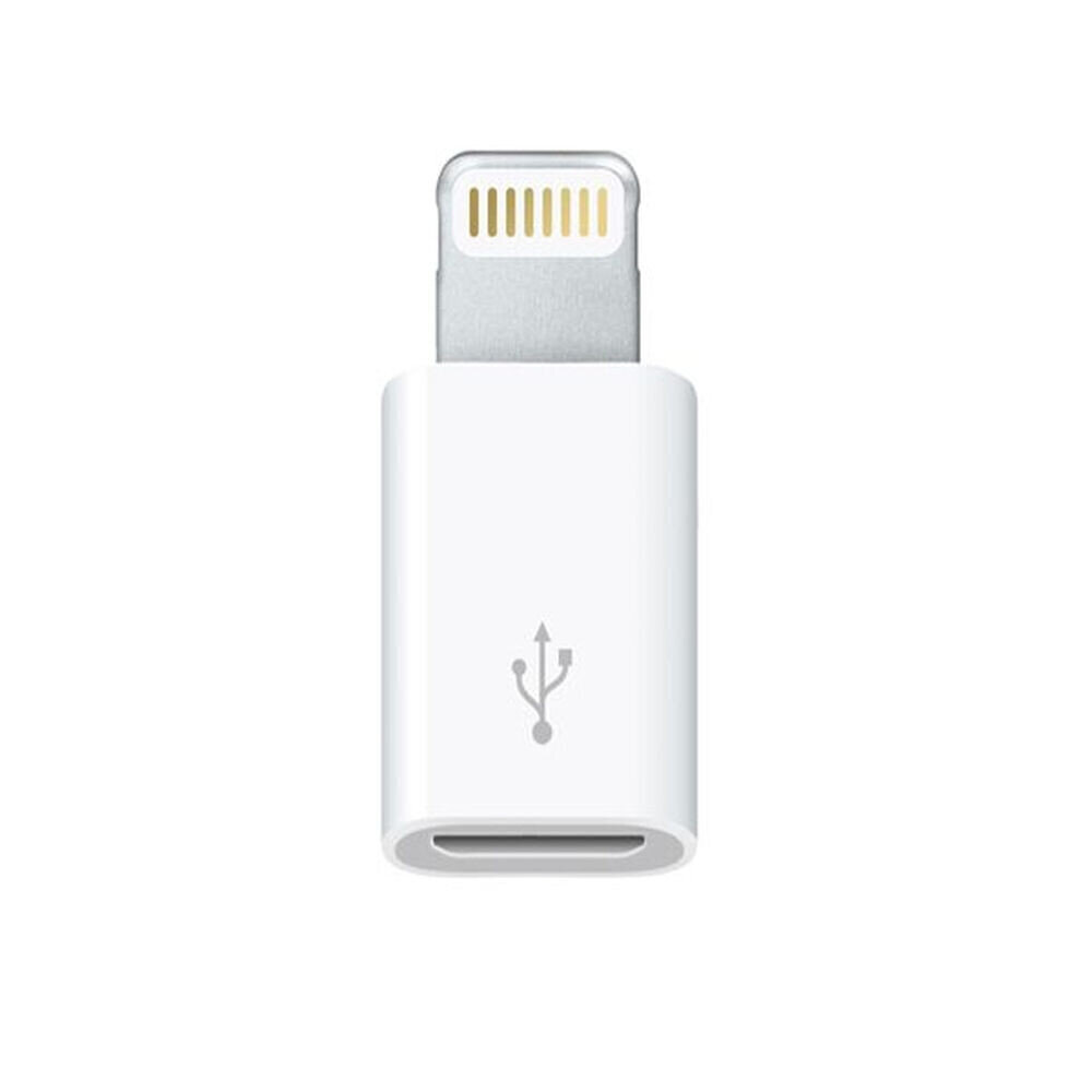 Mikro-USB Adapteris 3GO A200 Balts Lightning cena un informācija | Adapteri un USB centrmezgli | 220.lv
