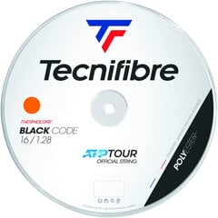Tenisa stīgas Tecnifibre BLACK CODE 200m, 1.28mm, Oranžā krāsa cena un informācija | Āra tenisa preces | 220.lv