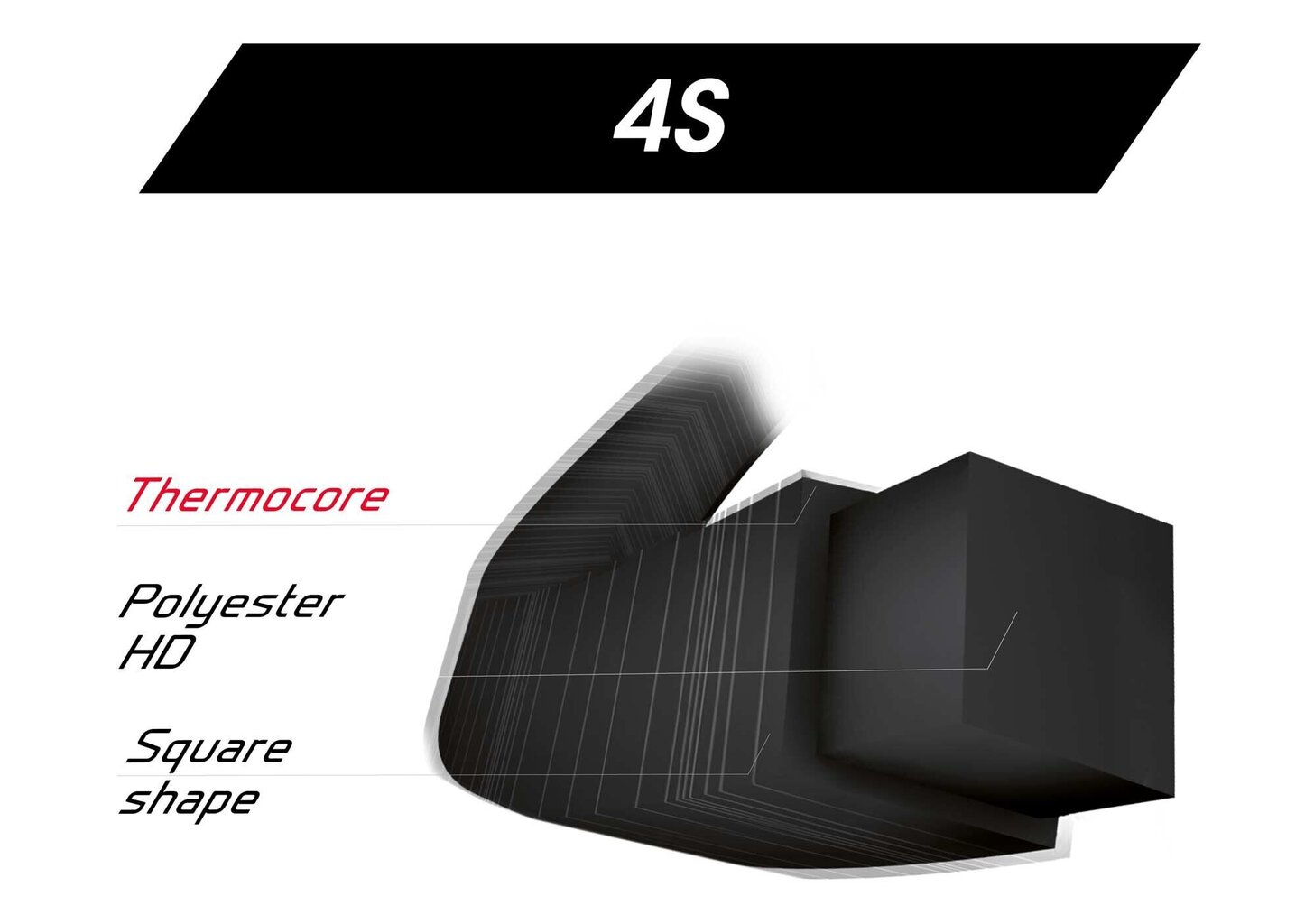 Tenisa stīgas Tecnifibre 4S 200m, 1.25mm cena un informācija | Āra tenisa preces | 220.lv