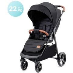 Спортивная коляска Kinderkraft Grande Plus, Black цена и информация | KinderKraft Товары для детей и младенцев | 220.lv