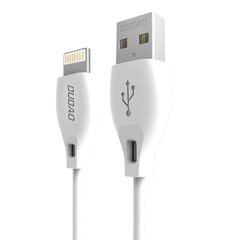 Dudao USB / Lightning data charging cable 2.4A 1m white (L4L 1m white) cena un informācija | Savienotājkabeļi | 220.lv